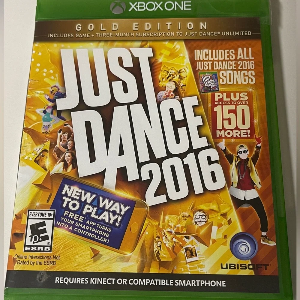 Xbox One Just Dance 2016 gold edition video‎ game